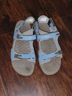 Columbia Blue and Gray Women's Outdoor Sandals